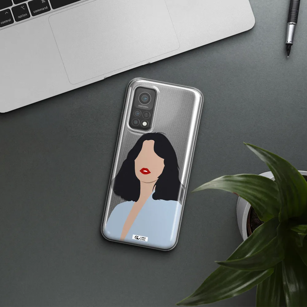 Minimalist Girl Portrait Xiaomi Mi 10 T Pro Clear TPU Case