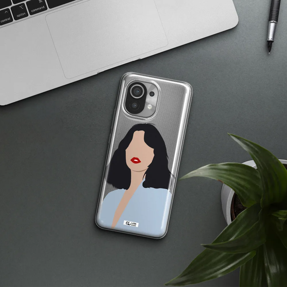 Minimalist Girl Portrait Xiaomi Mi 11 Clear TPU Case