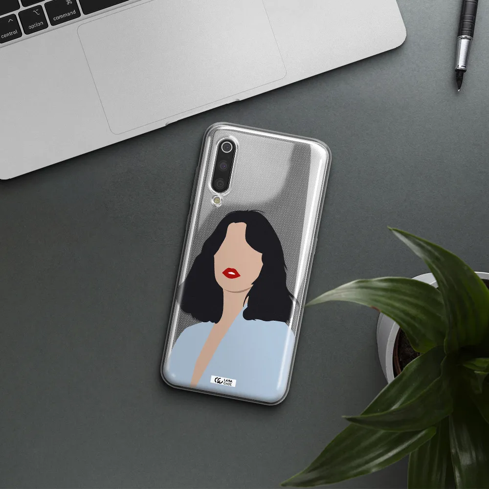 Minimalist Girl Portrait Xiaomi Mi 9 Clear TPU Case