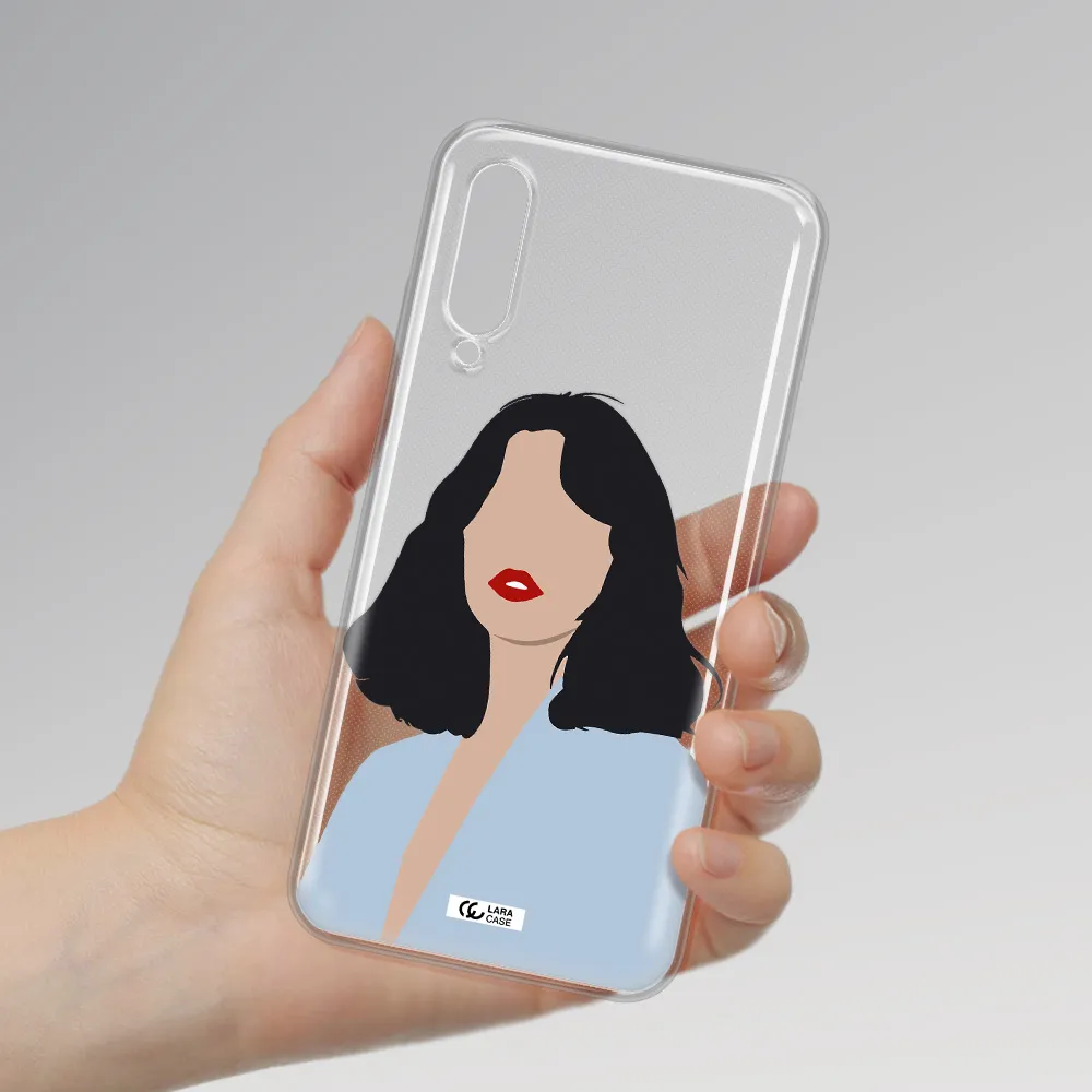 Minimalist Girl Portrait Xiaomi Mi A3 Clear Tpu Case