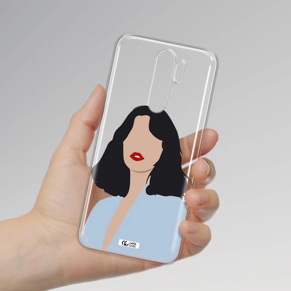 Minimalist Girl Portrait Xiaomi Note 8 Pro Clear TPU Case