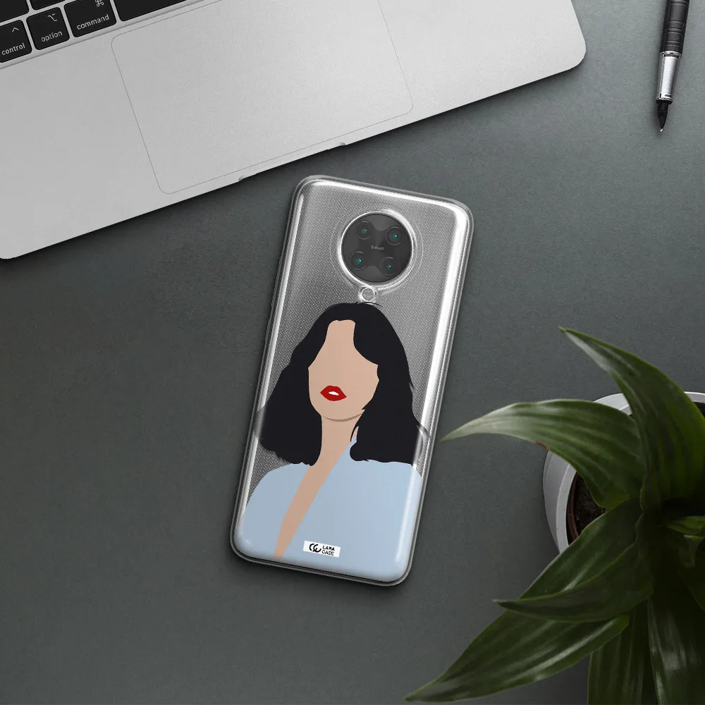Minimalist Girl Portrait Xiaomi Poco F2 Pro Clear TPU Case