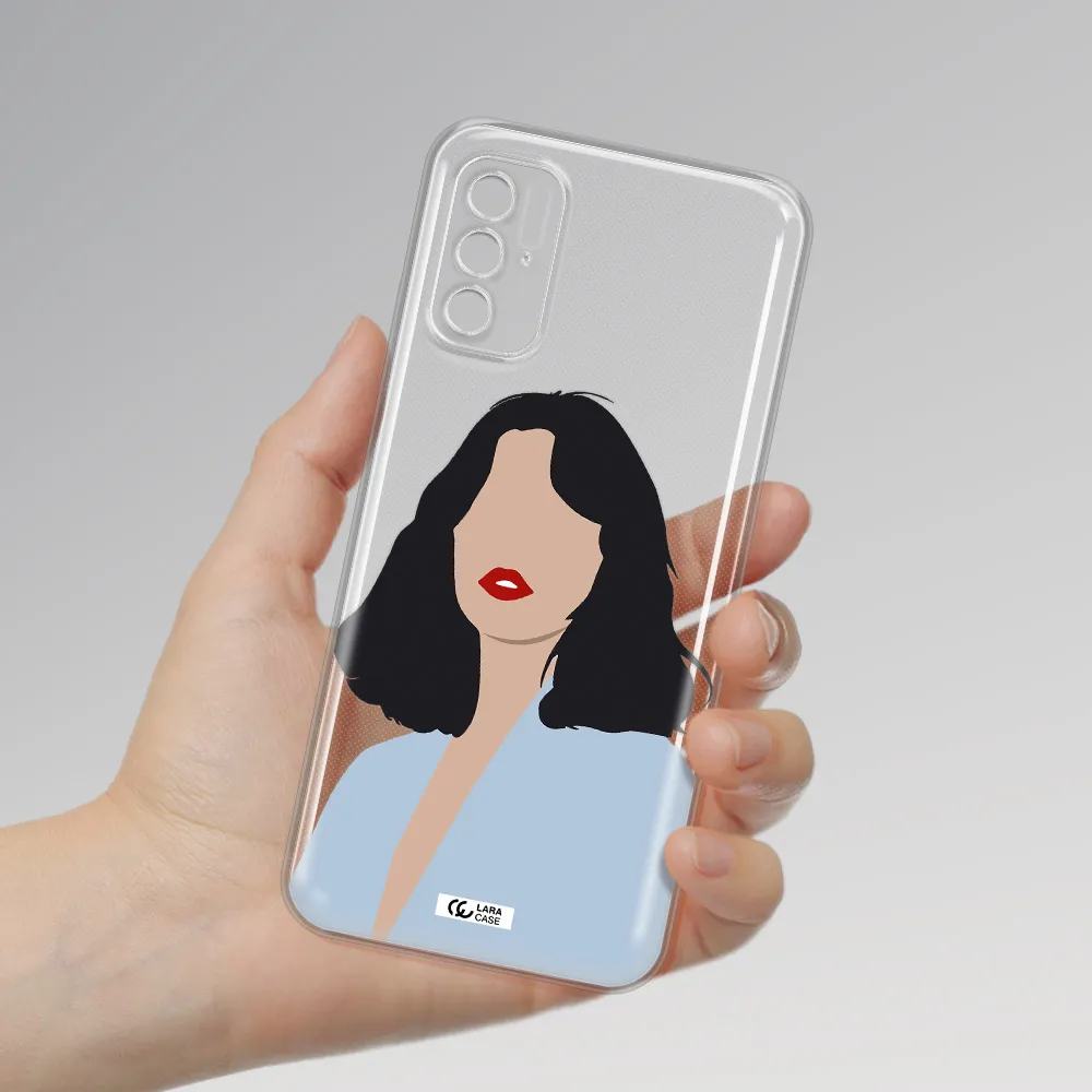 Minimalist Girl Portrait Xiaomi Poco M3 Pro Clear Tpu Case