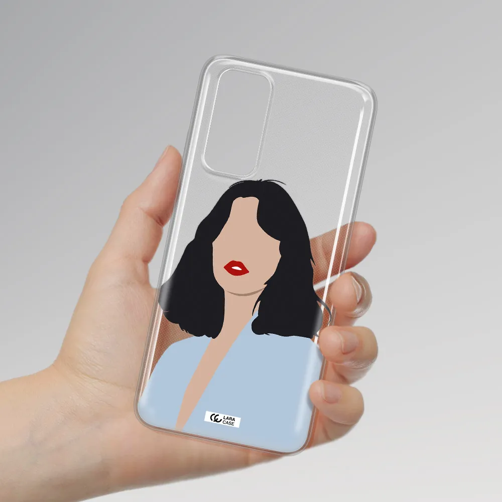 Minimalist Girl Portrait Xiaomi Redmi Note 11 Clear TPU Case