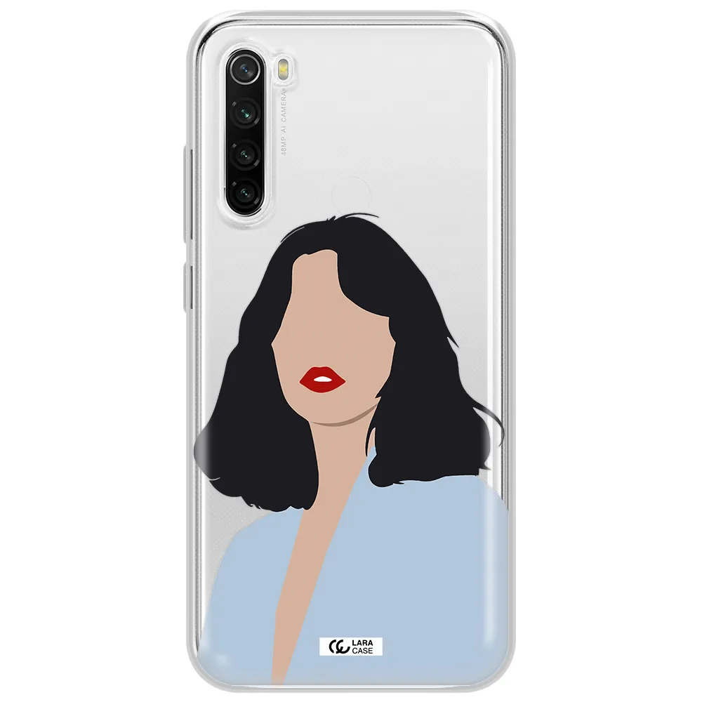 Minimalist Girl Portrait Xiaomi Redmi Note 8T Clear Tpu Case