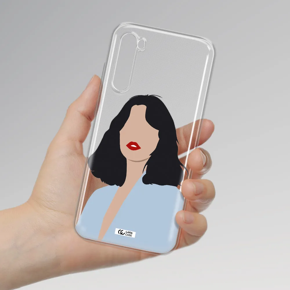 Minimalist Girl Portrait Xiaomi Redmi Note 8T Clear Tpu Case