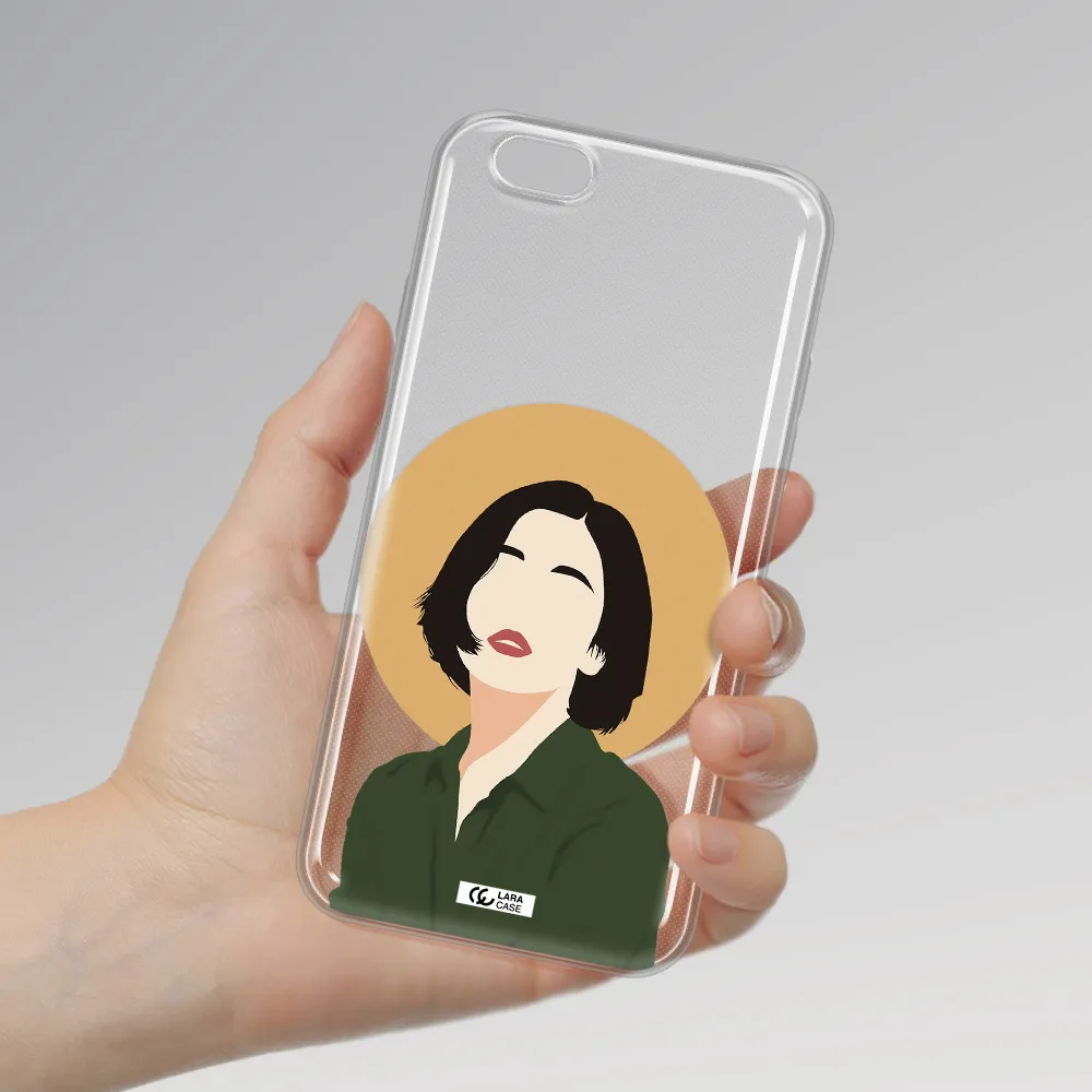 Portrait Of A Girl In A Green Dress Apple iPhone 6 plus Clear TPU Case