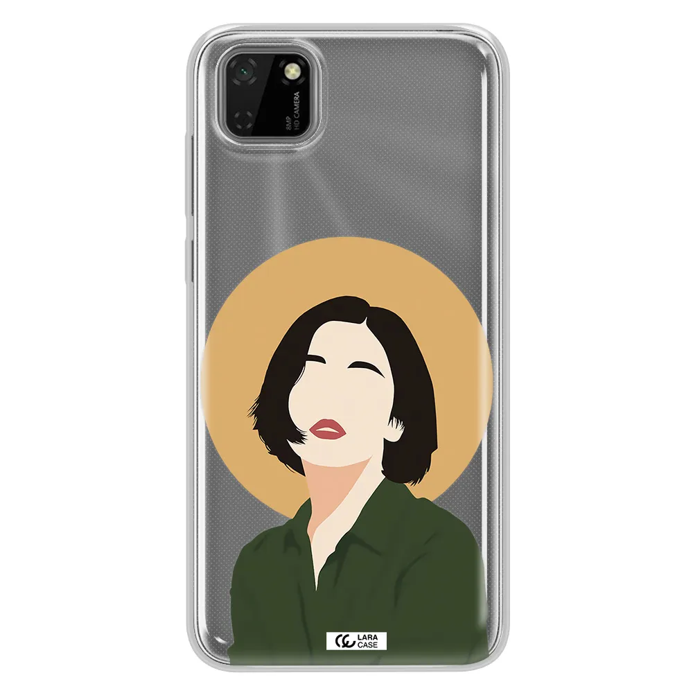 Portrait Of A Girl In A Green Dress Huawei Honor 9S Clear TPU Case