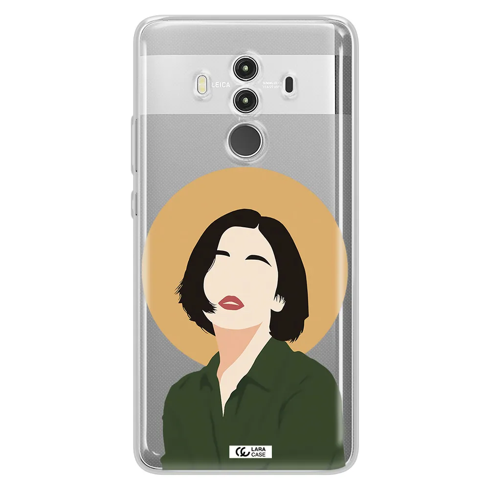 Portrait Of A Girl In A Green Dress Huawei Mate 10 Clear TPU Case
