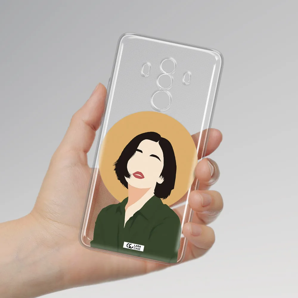 Portrait Of A Girl In A Green Dress Huawei Mate 10 Clear TPU Case