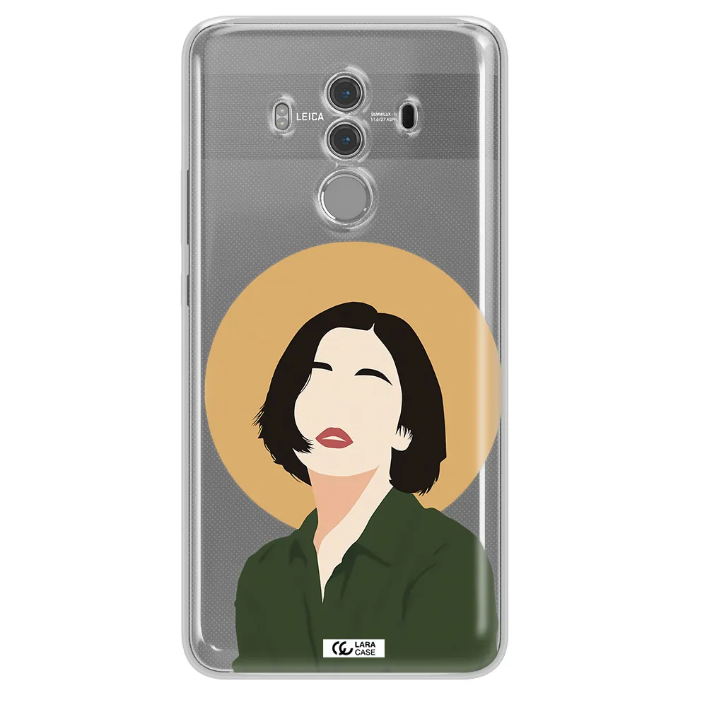 Portrait Of A Girl In A Green Dress Huawei Mate 10 Pro Clear TPU Case