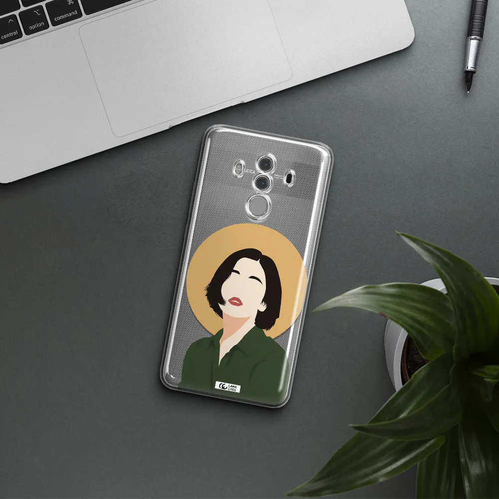 Portrait Of A Girl In A Green Dress Huawei Mate 10 Pro Clear TPU Case