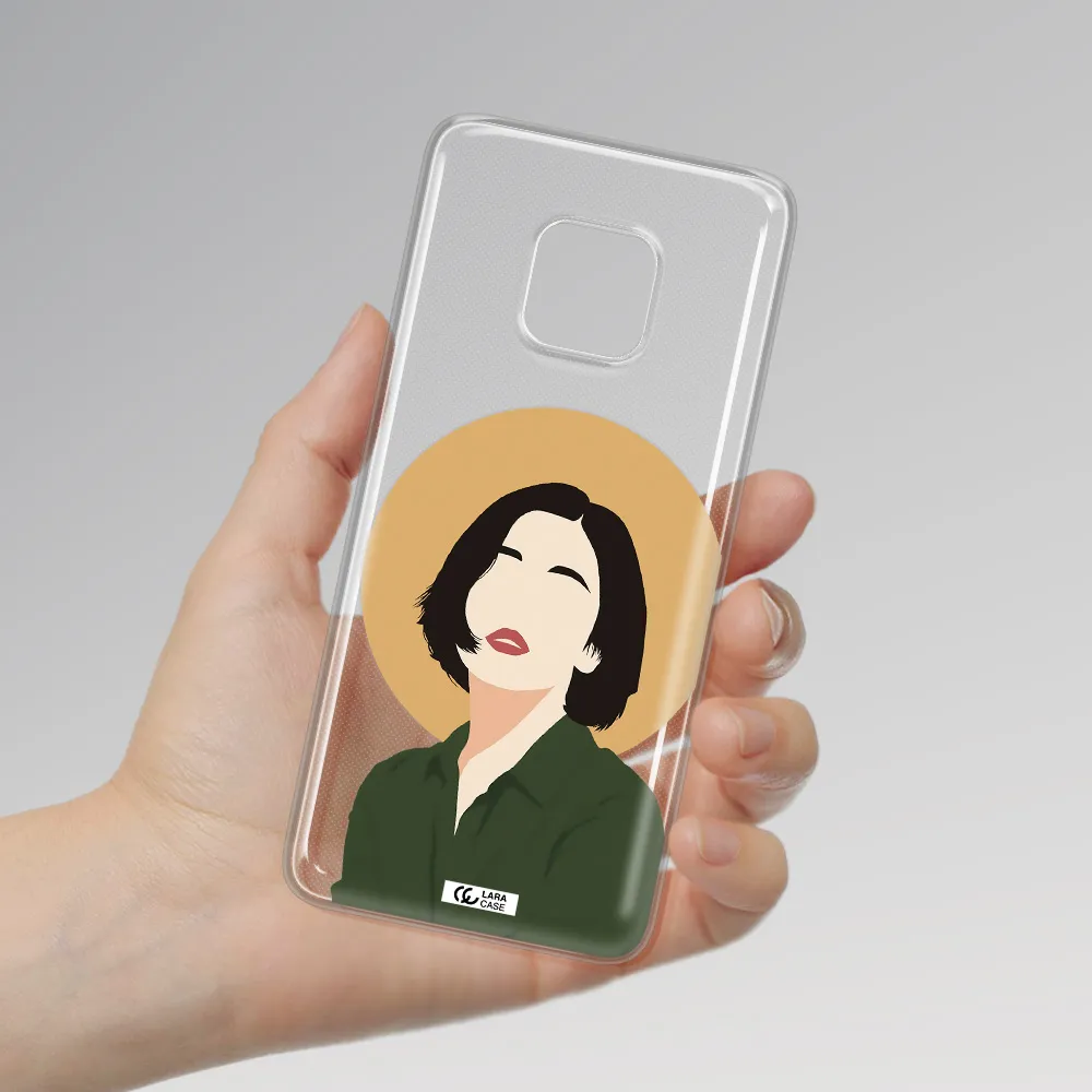 Portrait Of A Girl In A Green Dress Huawei Mate 20 Pro Clear TPU Case