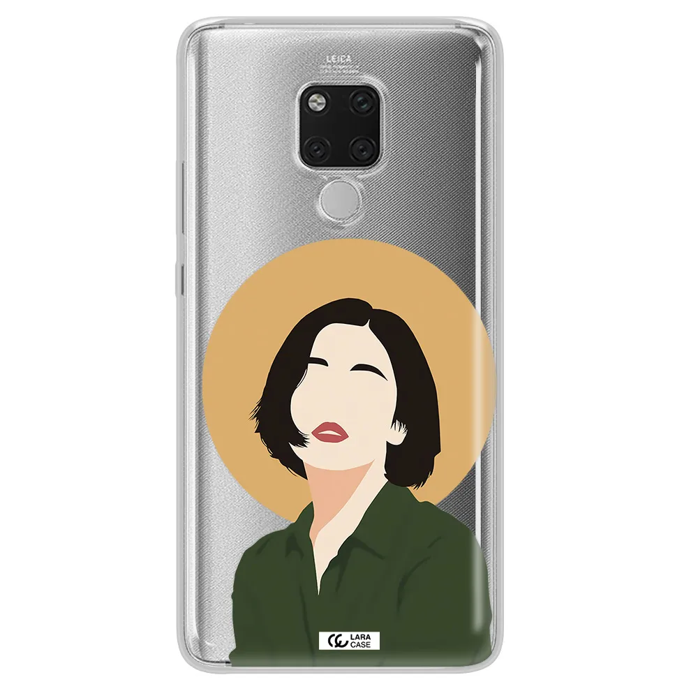 Portrait Of A Girl In A Green Dress Huawei Mate 20X Clear TPU Case