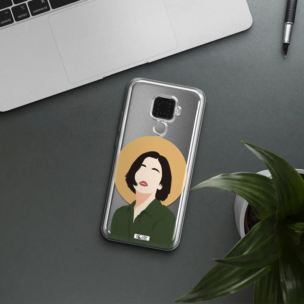 Portrait Of A Girl In A Green Dress Huawei Mate 30 Lite Clear TPU Case