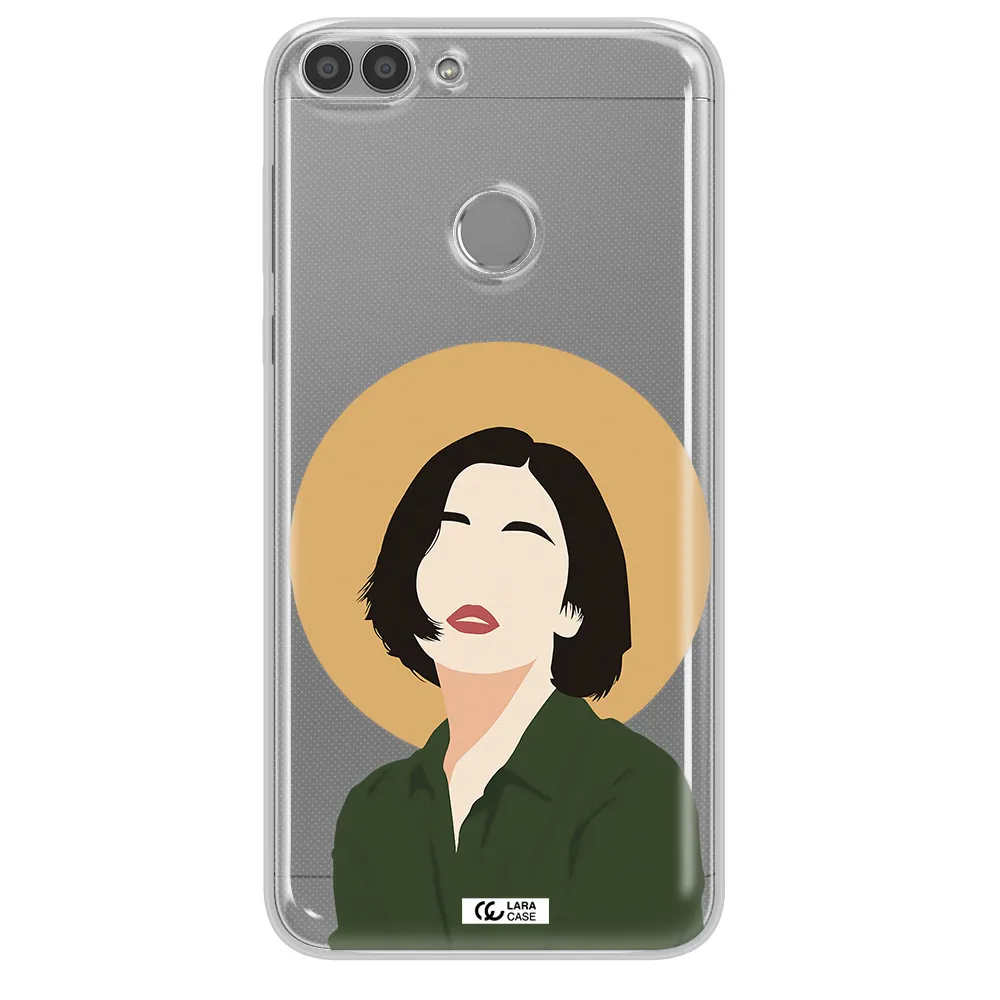 Portrait Of A Girl In A Green Dress Huawei P Smart 2017 Clear TPU Case