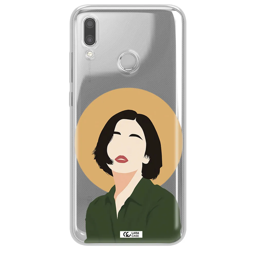 Portrait Of A Girl In A Green Dress Huawei P Smart 2019 Clear TPU Case