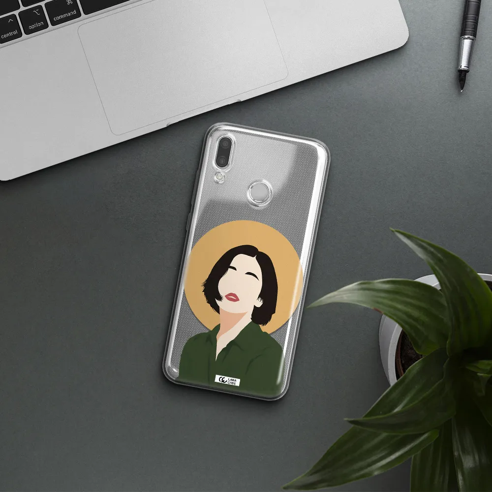 Portrait Of A Girl In A Green Dress Huawei P Smart 2019 Clear TPU Case