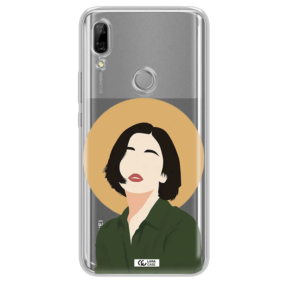 Portrait Of A Girl In A Green Dress Huawei P Smart Z Clear TPU Case