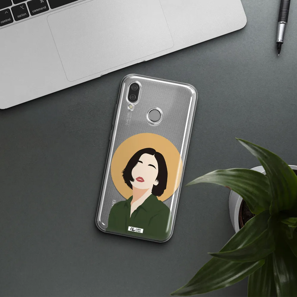 Portrait Of A Girl In A Green Dress Huawei P20 Lite Clear TPU Case