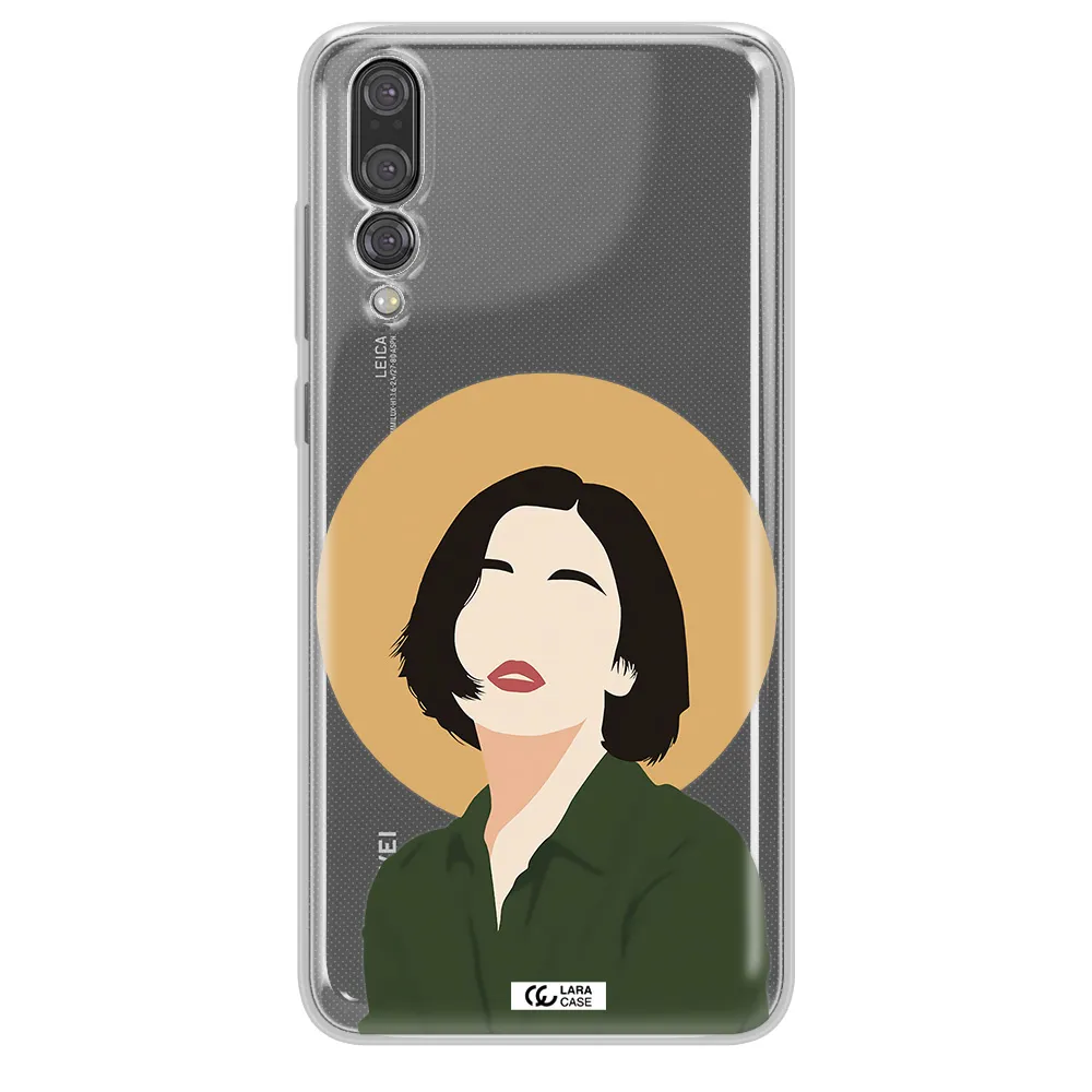 Portrait Of A Girl In A Green Dress Huawei P20 Pro Clear TPU Case