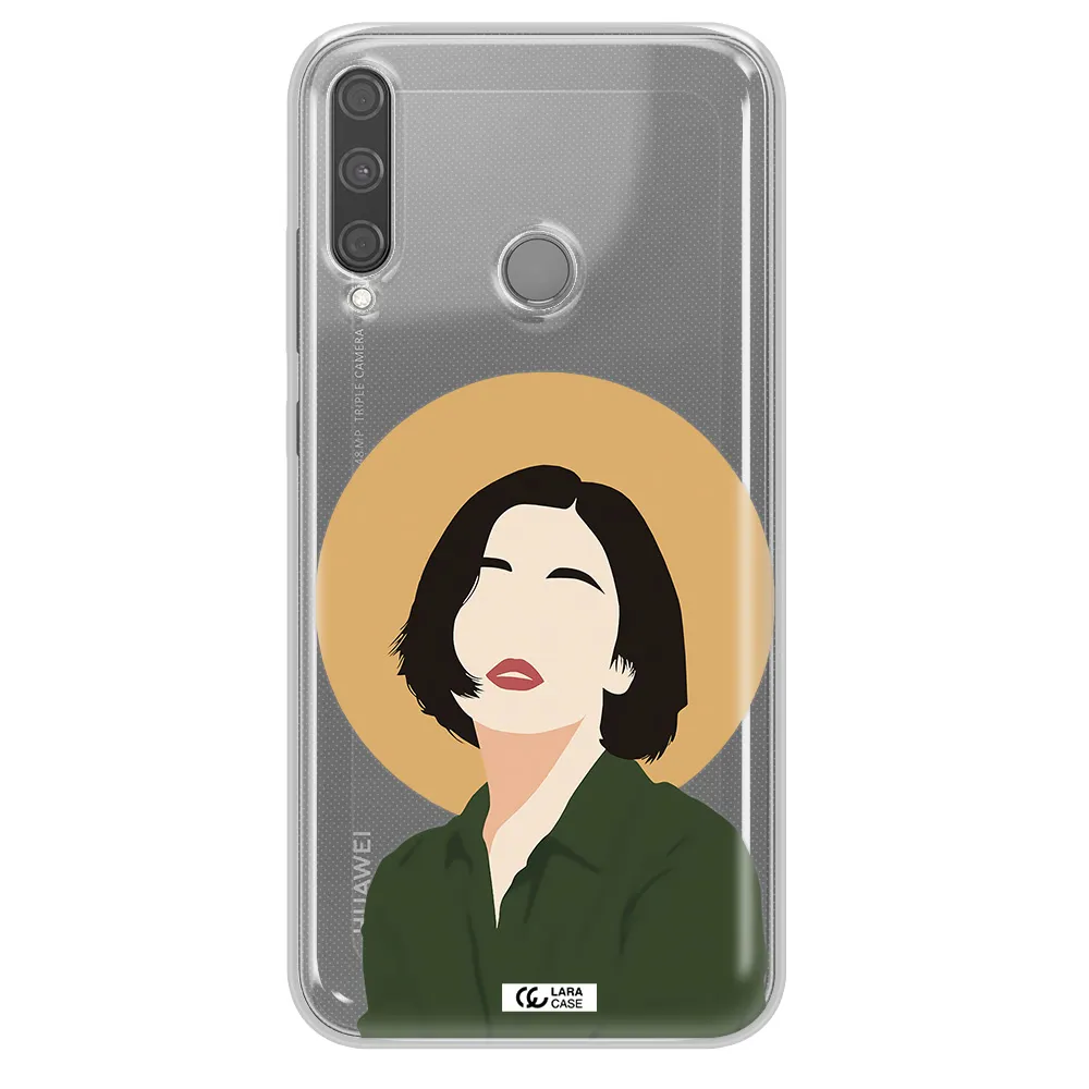 Portrait Of A Girl In A Green Dress Huawei P40 Lite E Clear TPU Case