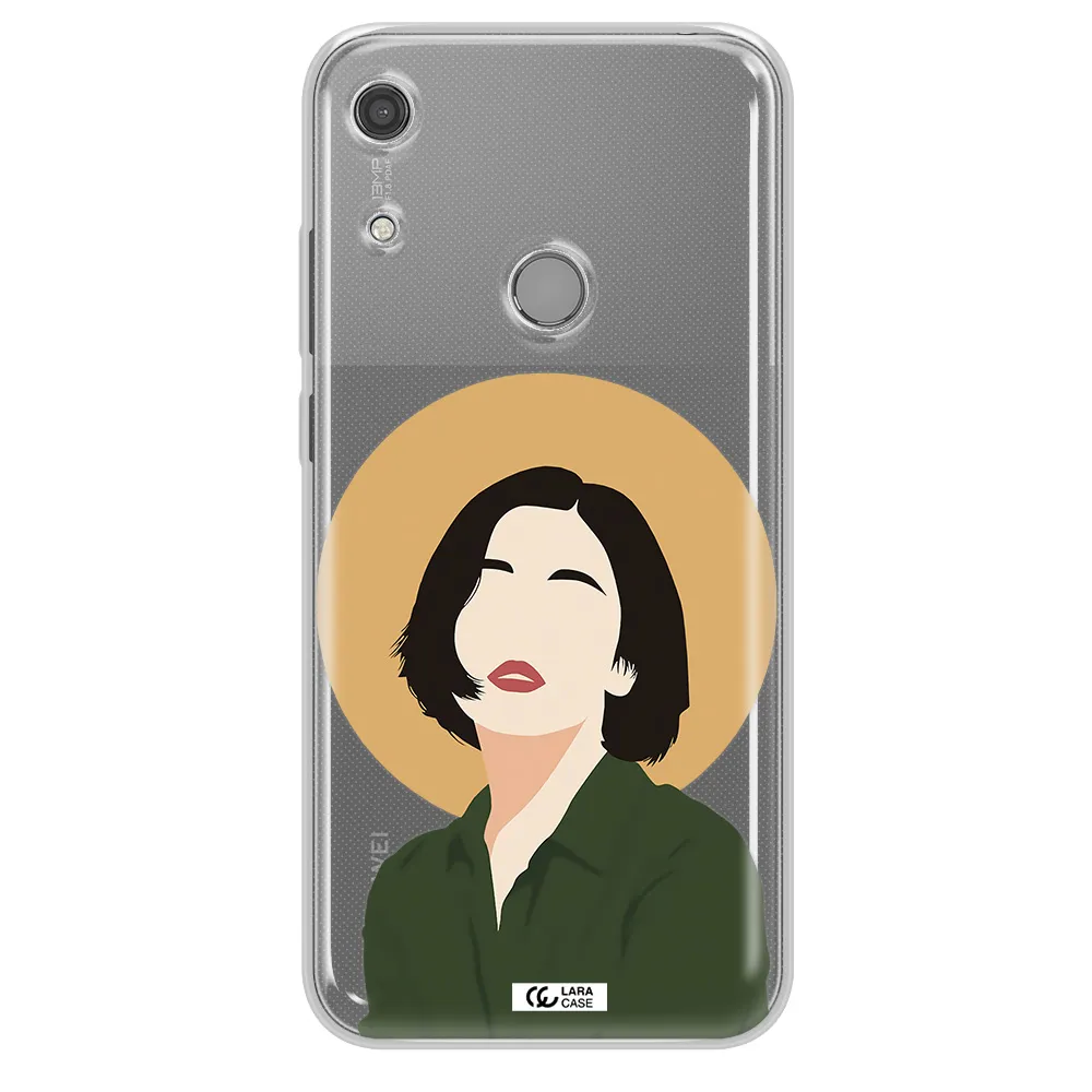 Portrait Of A Girl In A Green Dress Huawei Y6S Clear TPU Case
