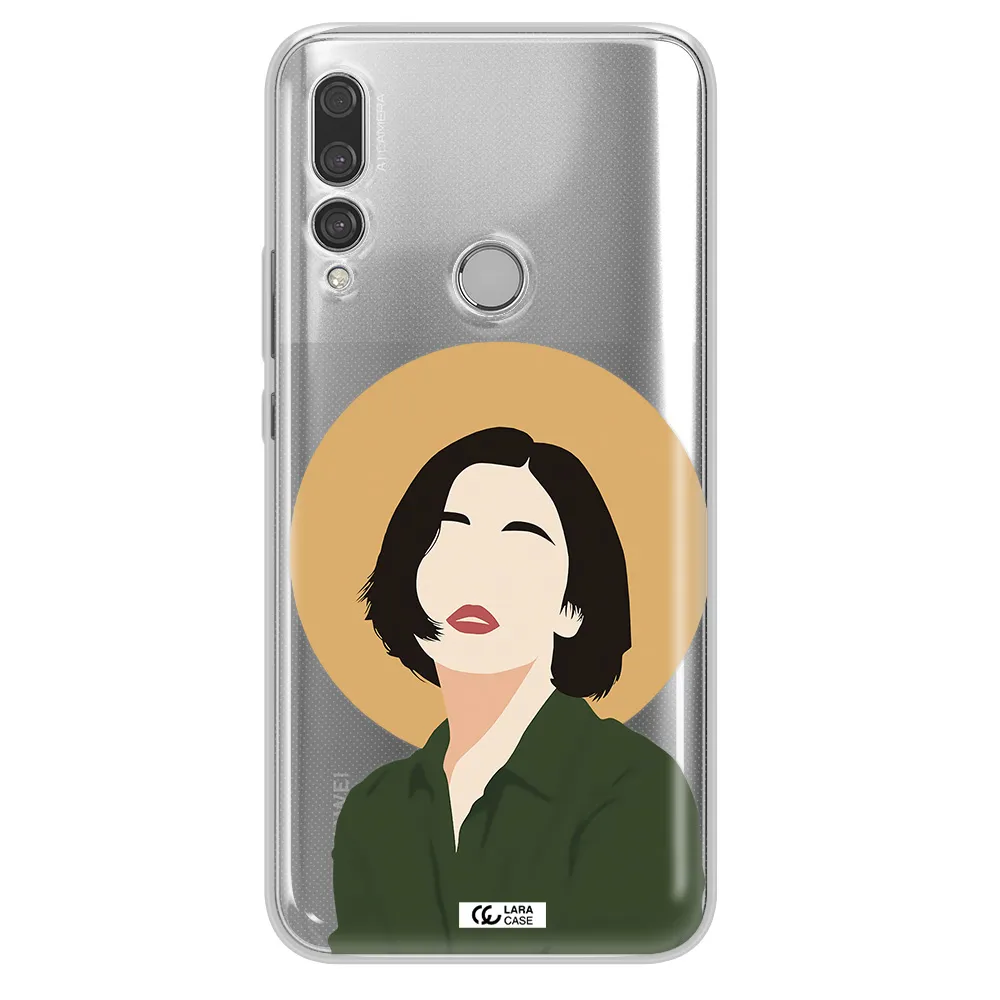 Portrait Of A Girl In A Green Dress Huawei Y9 Prime 2019 Clear TPU Case