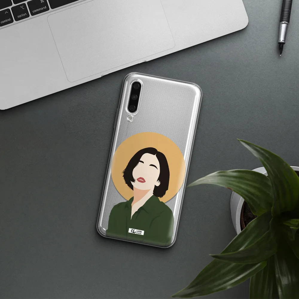 Portrait Of A Girl In A Green Dress Huawei Y9S Clear Tpu Case