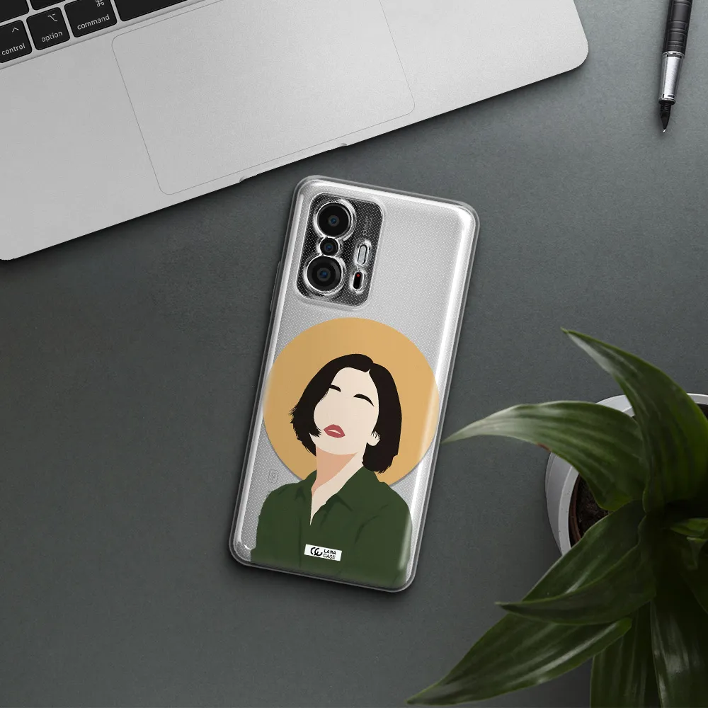 Portrait Of A Girl In A Green Dress Xiaomi 11T Clear Tpu Case