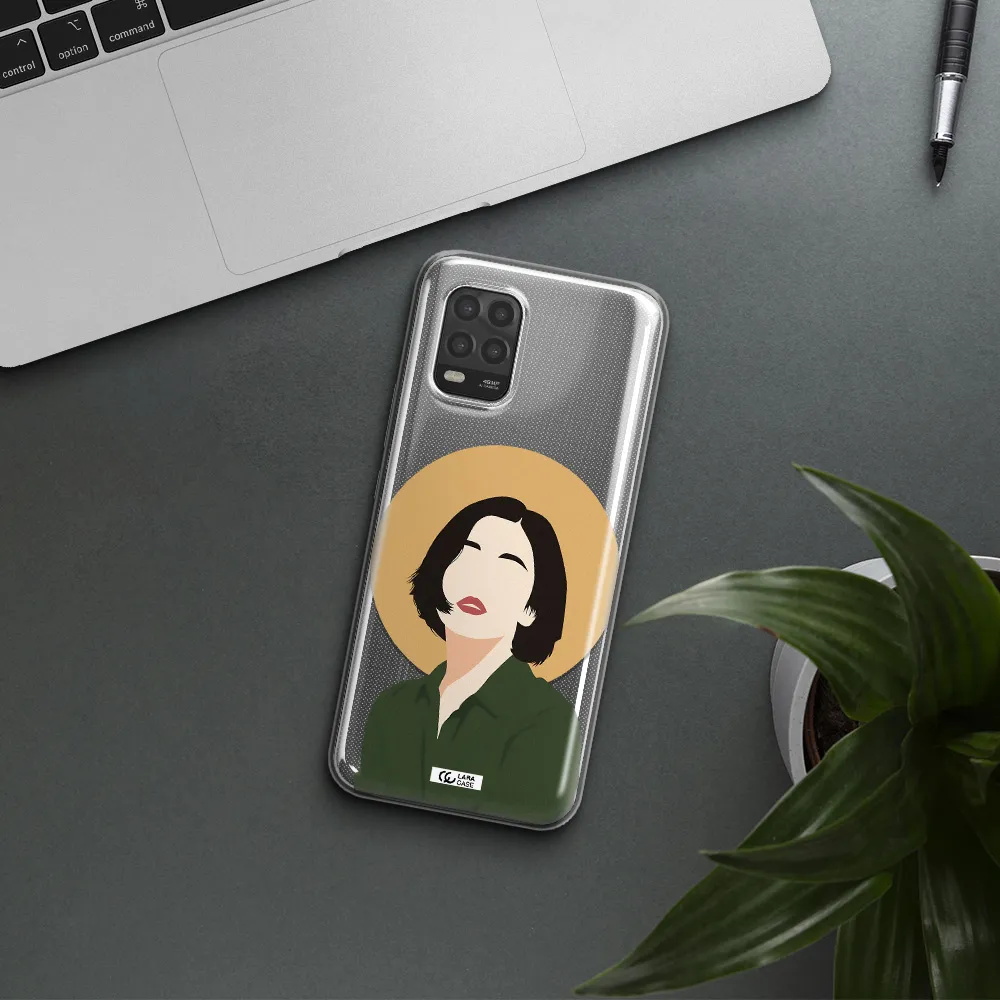 Portrait Of A Girl In A Green Dress Xiaomi Mi 10 Lite Clear TPU Case