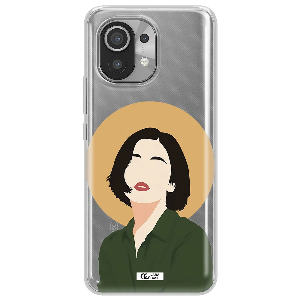 Portrait Of A Girl In A Green Dress Xiaomi Mi 11 Clear TPU Case