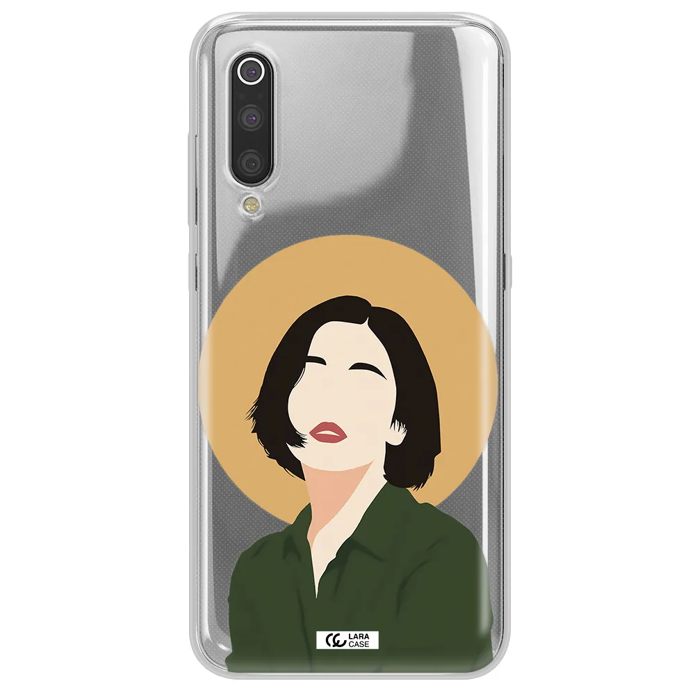 Portrait Of A Girl In A Green Dress Xiaomi Mi 9 Clear TPU Case