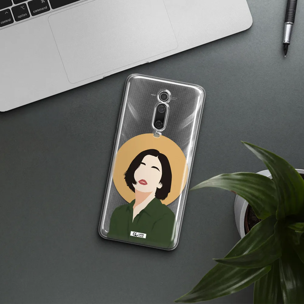 Portrait Of A Girl In A Green Dress Xiaomi Mi 9T Clear TPU Case