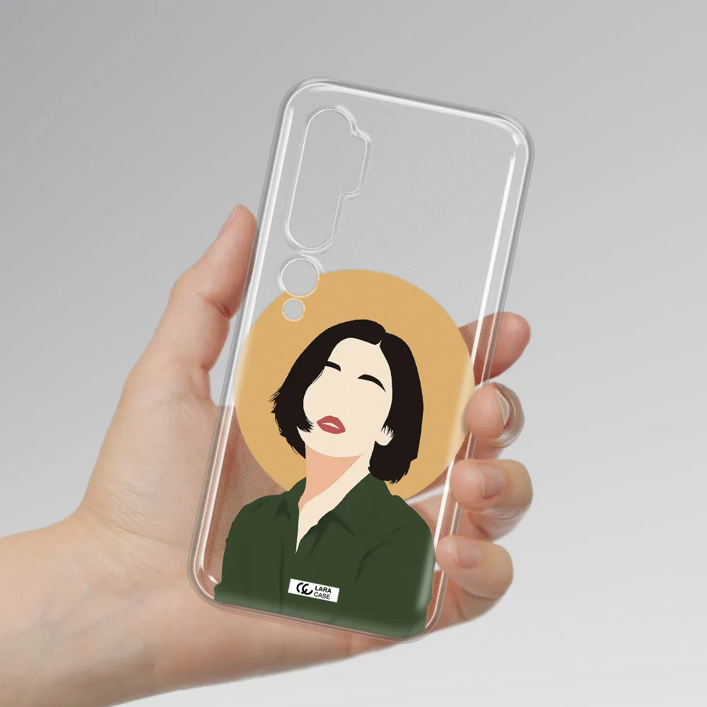 Portrait Of A Girl In A Green Dress Xiaomi Mi Note 10 Clear TPU Case