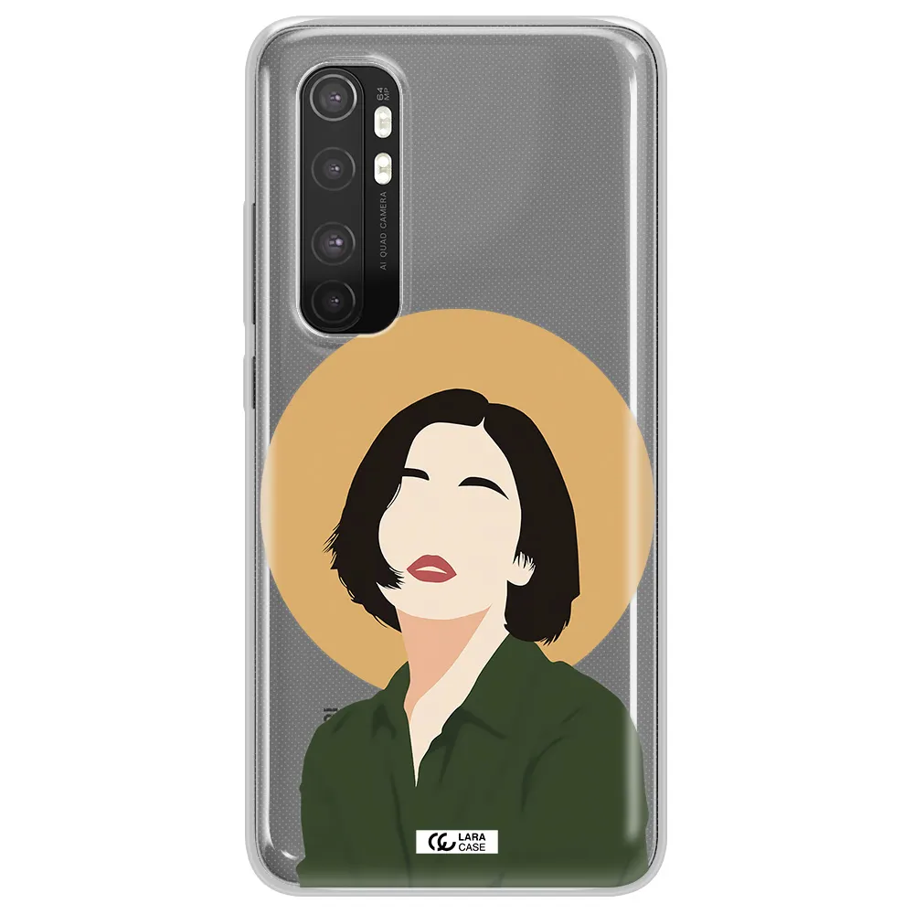 Portrait Of A Girl In A Green Dress Xiaomi Mi Note 10 Lite Clear TPU Case