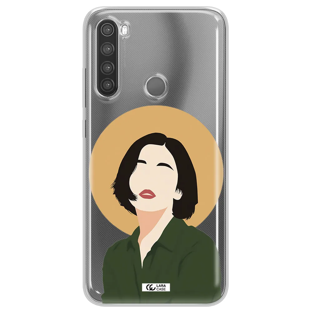 Portrait Of A Girl In A Green Dress Xiaomi Note 8 Clear TPU Case