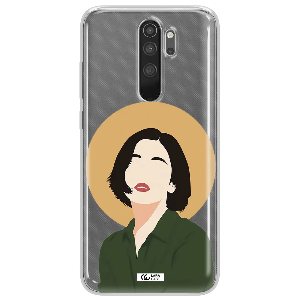 Portrait Of A Girl In A Green Dress Xiaomi Note 8 Pro Clear TPU Case