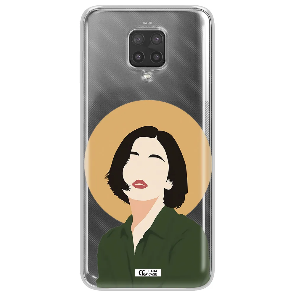 Portrait Of A Girl In A Green Dress Xiaomi Note 9 Pro Clear TPU Case