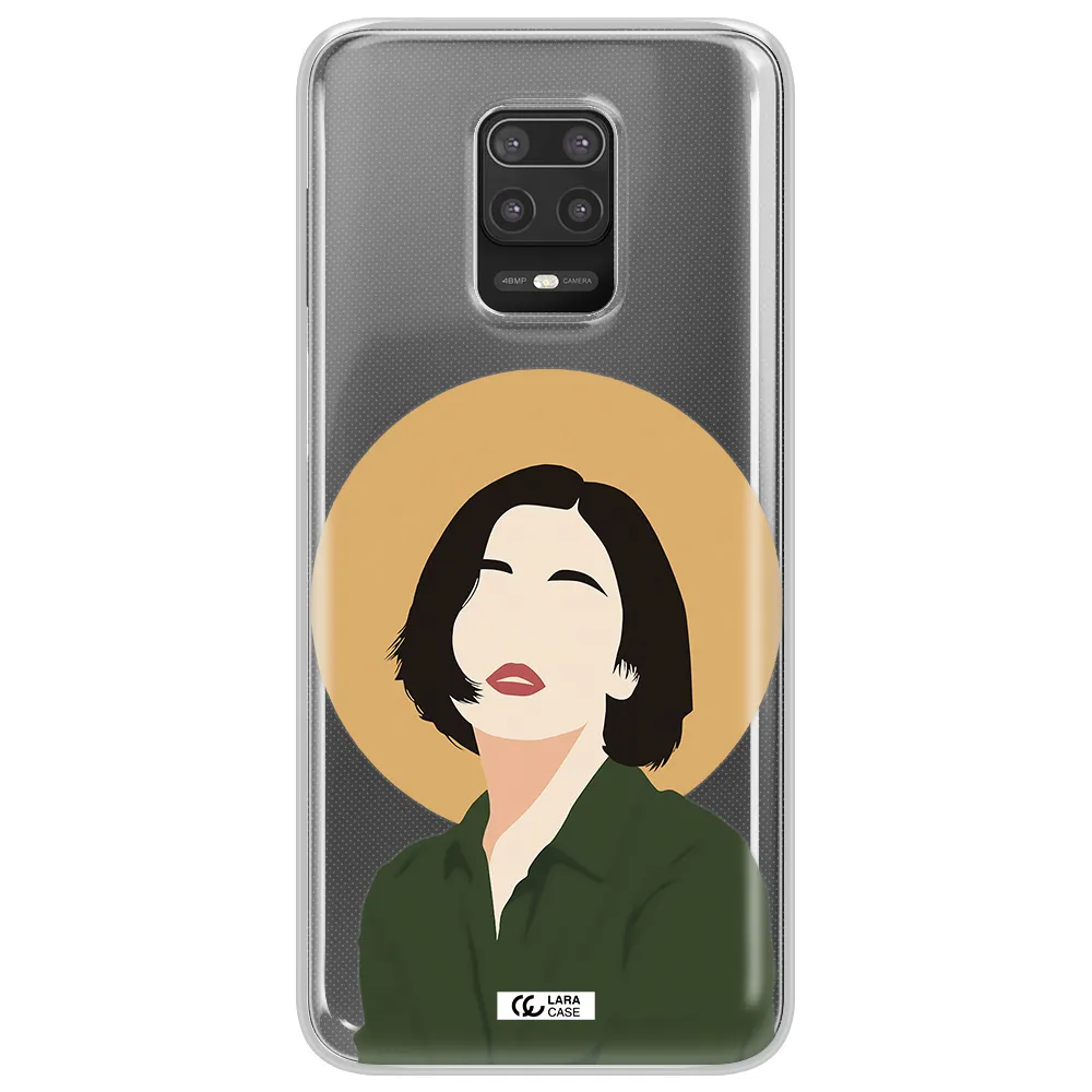 Portrait Of A Girl In A Green Dress Xiaomi Note 9S Clear TPU Case