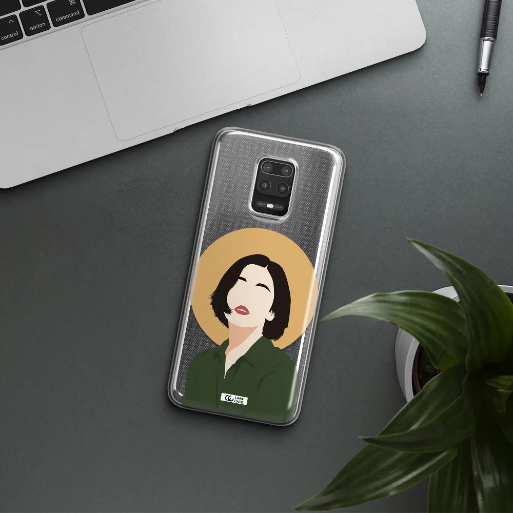 Portrait Of A Girl In A Green Dress Xiaomi Note 9S Clear TPU Case