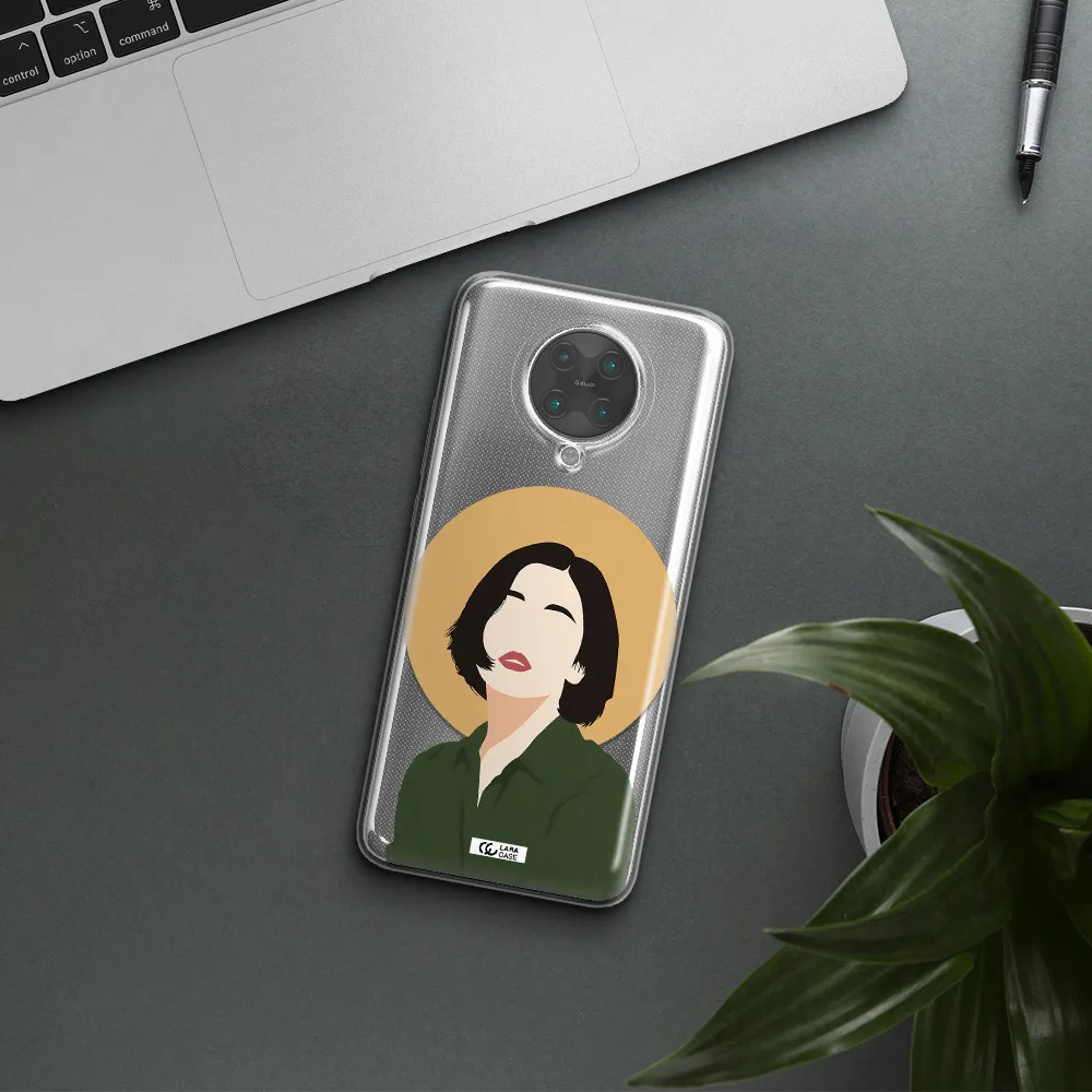 Portrait Of A Girl In A Green Dress Xiaomi Poco F2 Pro Clear TPU Case