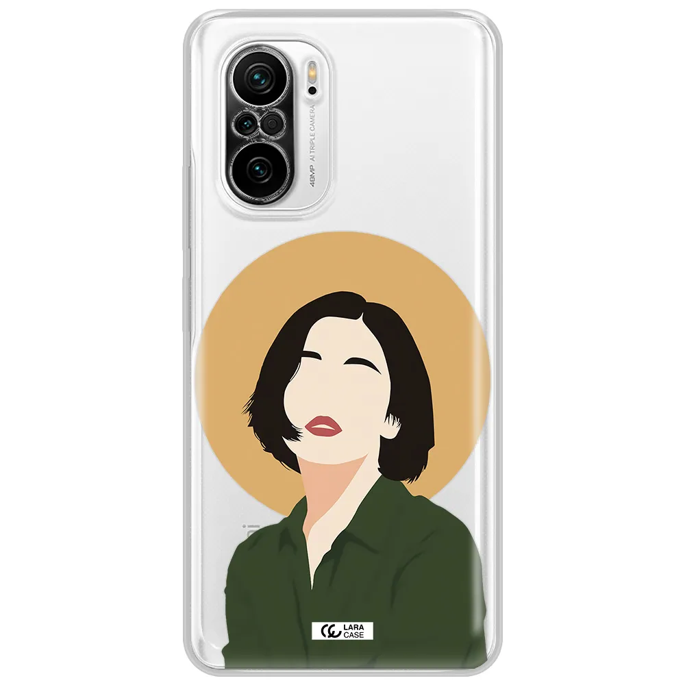 Portrait Of A Girl In A Green Dress Xiaomi Poco F3 Clear Tpu Case