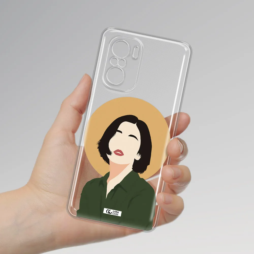 Portrait Of A Girl In A Green Dress Xiaomi Poco F3 Clear Tpu Case