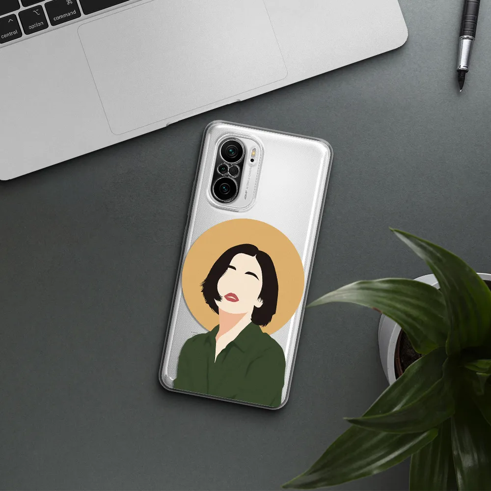 Portrait Of A Girl In A Green Dress Xiaomi Poco F3 Clear Tpu Case