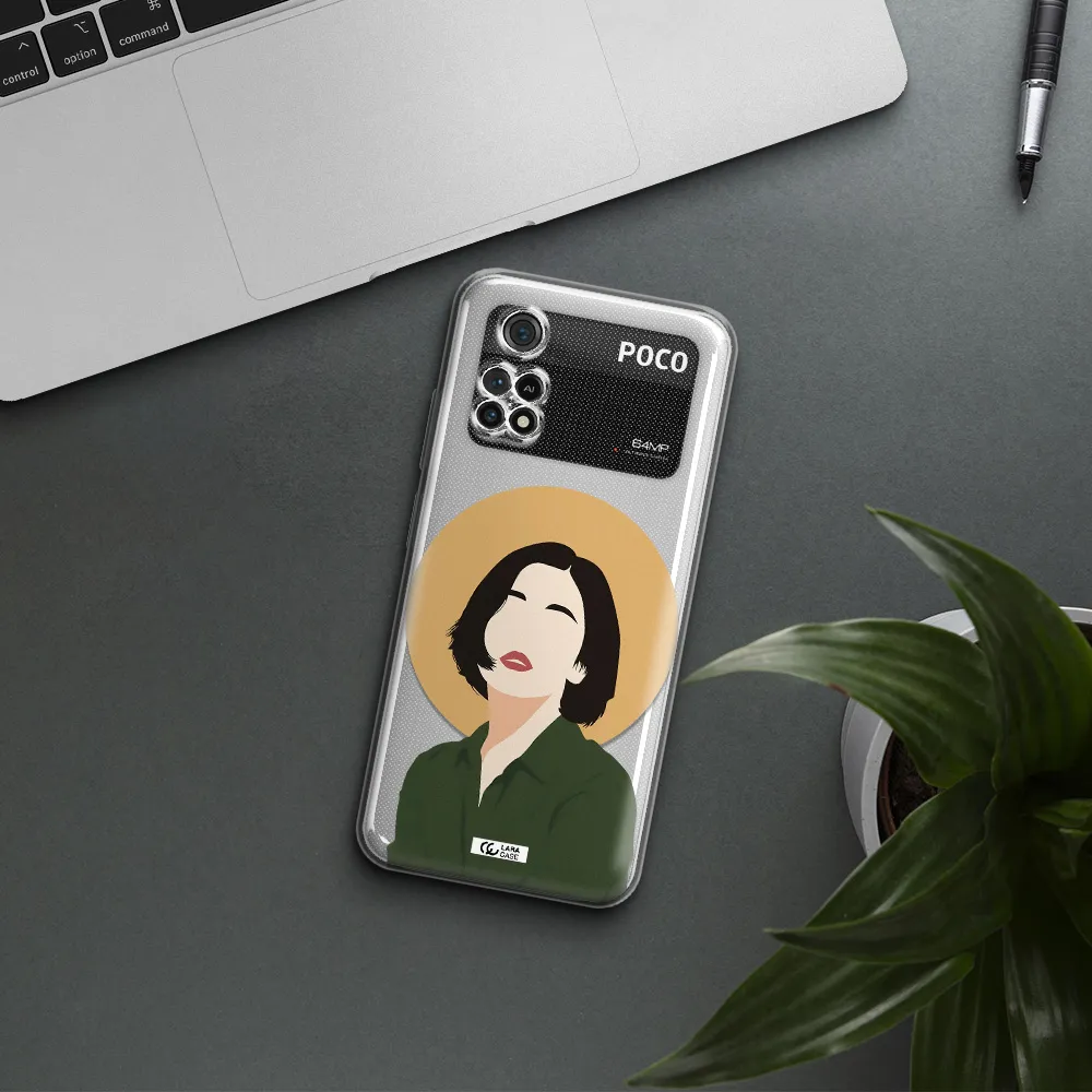 Portrait Of A Girl In A Green Dress Xiaomi Poco M4 Pro 4G Clear Tpu Case