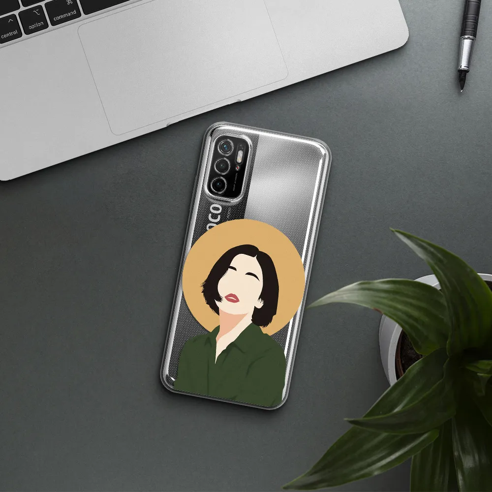 Portrait Of A Girl In A Green Dress Xiaomi Poco M4 Pro 5G Clear Tpu Case