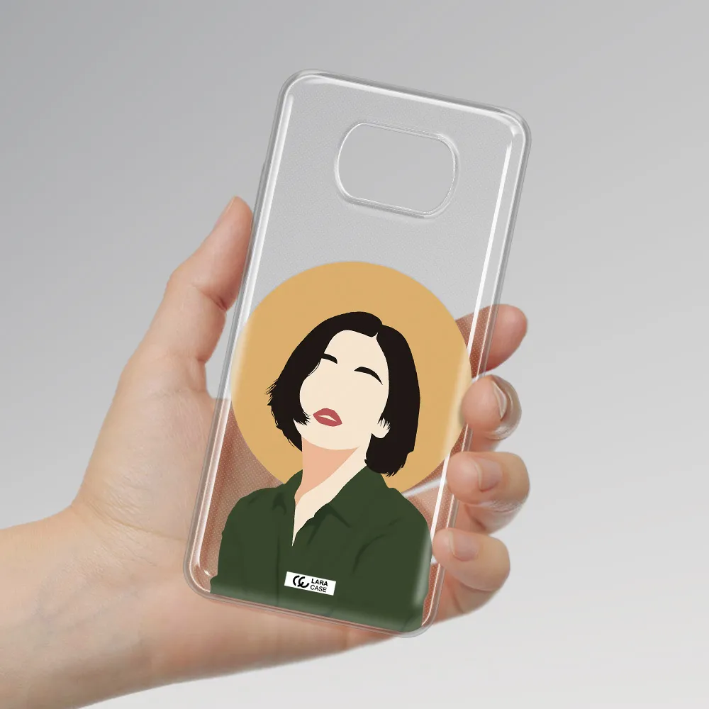 Portrait Of A Girl In A Green Dress Xiaomi Poco X3 Clear TPU Case