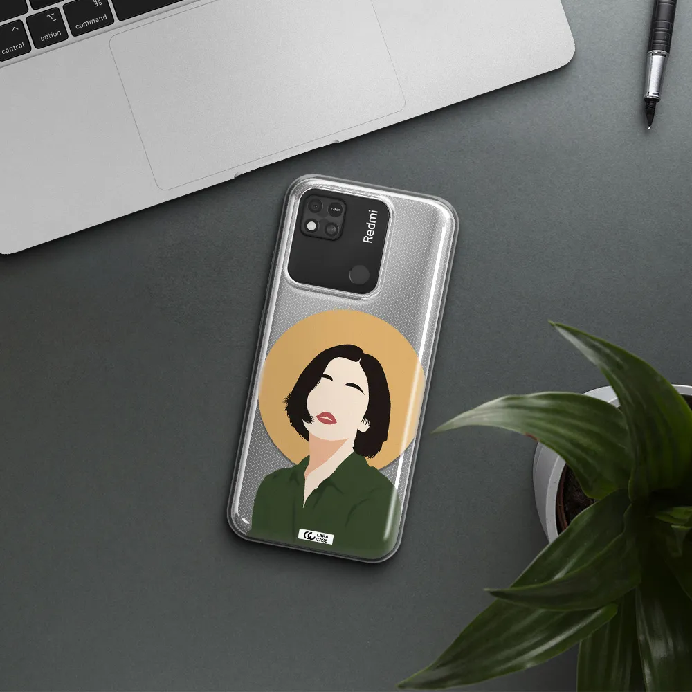 Portrait Of A Girl In A Green Dress Xiaomi Redmi 10A Clear TPU Case