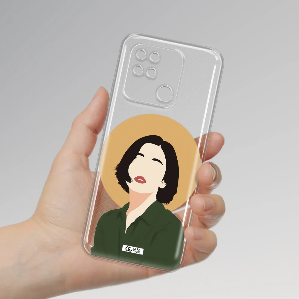 Portrait Of A Girl In A Green Dress Xiaomi Redmi 10C Clear TPU Case